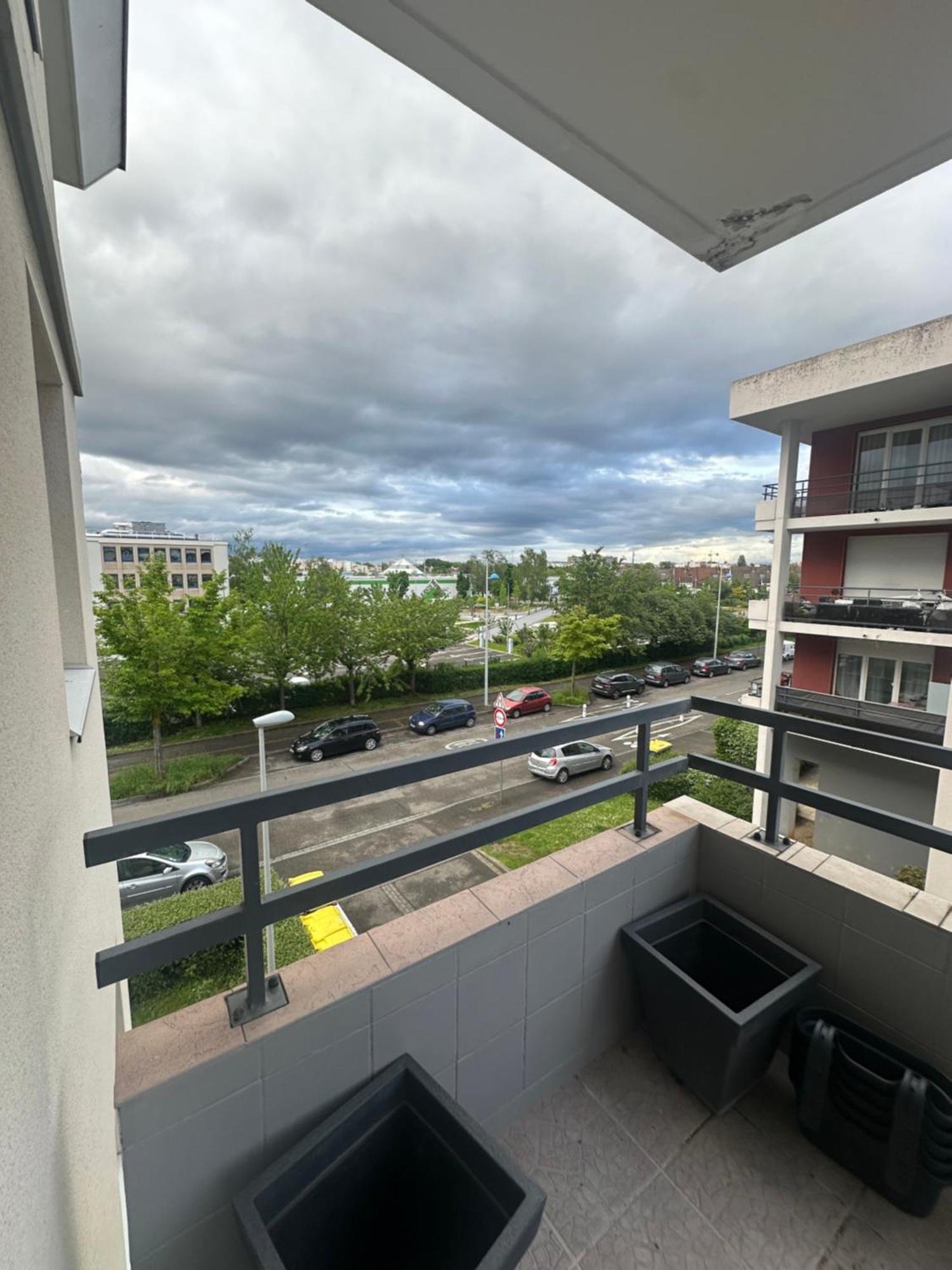 Tres Beau Trois Pieces Avec Vue Degagee Apartment Strasbourg Bagian luar foto